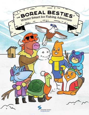 Boreal Besties Winter Smart Ice Fishing Adventure - Activity Book
